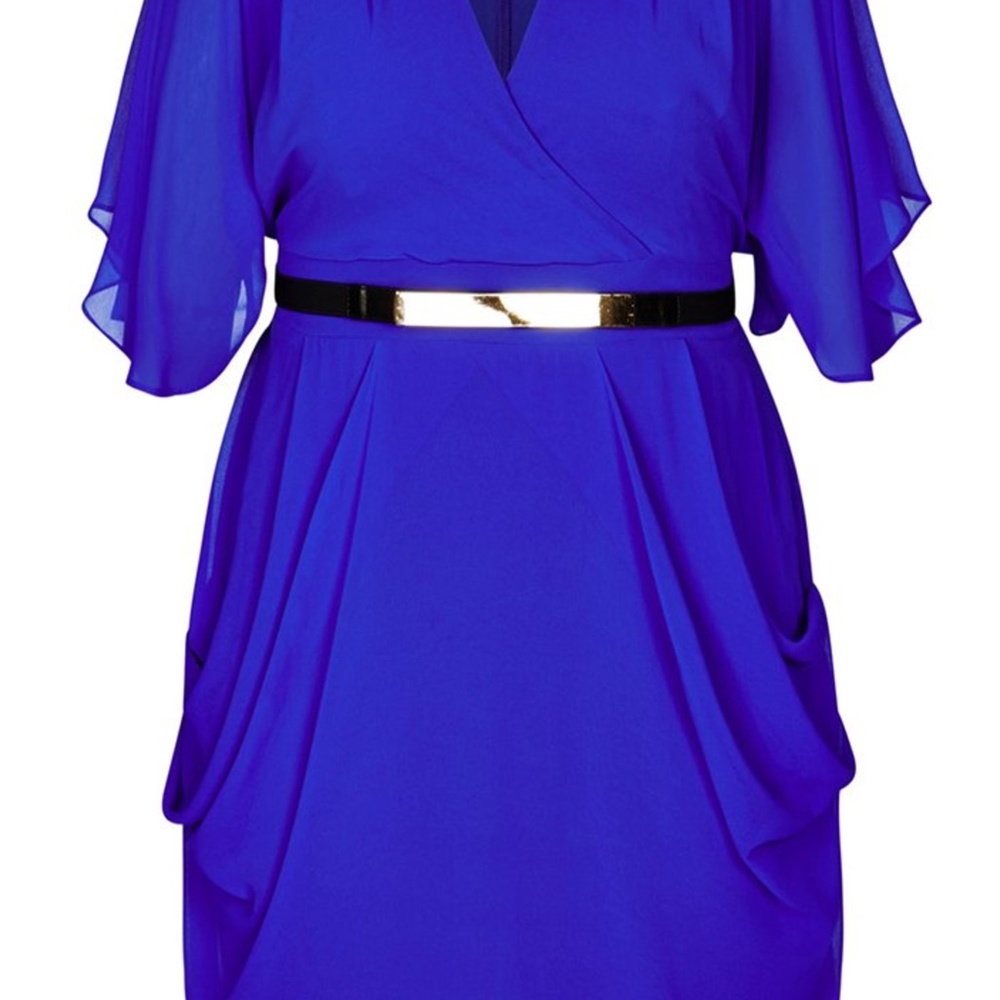 City Chic - Color Wrap Dress Size XXL NWT - Picture 2 of 5